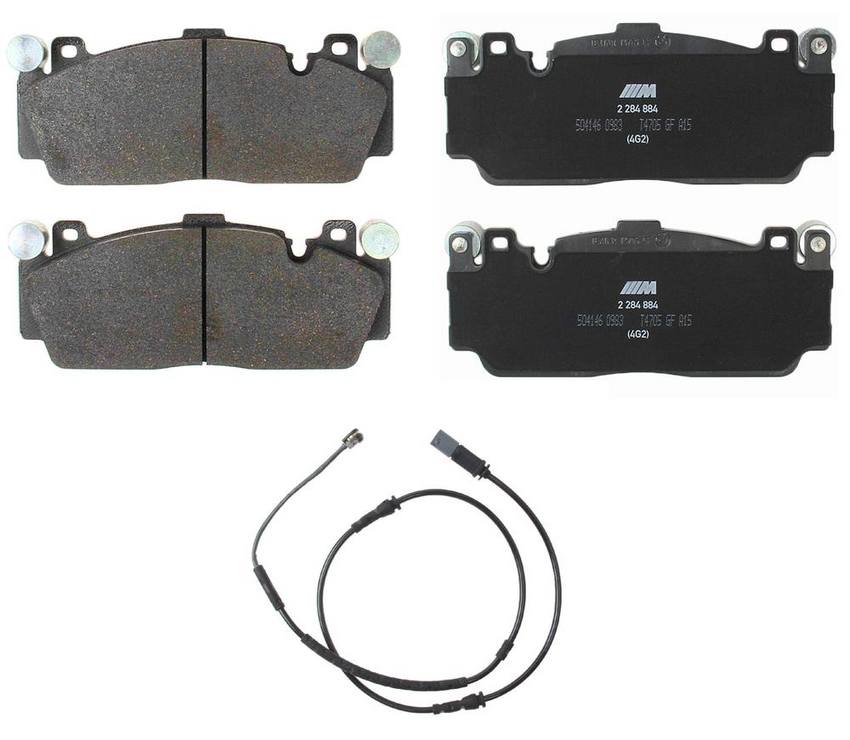 BMW Disc Brake Pad Set - Front (w/ Sensor)